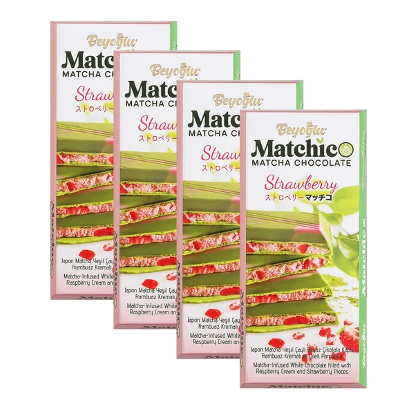 Beyoğlu Matchico Matcha Çikolata 95 gr x 4 Adet ürün görseli 1