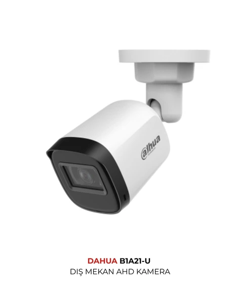 Dahua HAC-B1A21-U-0360B 2MP Güvenlik Kamerası 1080P Bullet 30m Gece Görüş ürün görseli 1