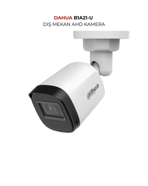 Dahua HAC-B1A21-U-0360B 2MP 3.6mm Bullet Güvenlik Kamerası 30m IR Gece Görüş ürün görseli 1