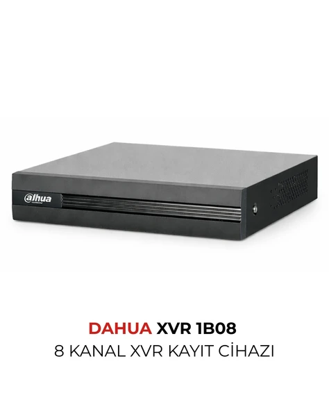 Dahua Xvr1b08-ı 2mpix H265+ 8 Kanal Video, 1 Hdd, 5in1 Dvr Cihazı ürün görseli 1
