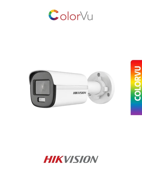 Hikvision DS-2CE10DF0T-PF 3.6mm ColorVu Gece Renkli Bullet Kamera 2MP AHD ürün görseli 1