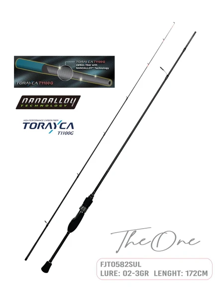 Fujin Fujin TheOne 172cm 02-3gr LRF Kamışı 582SUL ürün görseli 1
