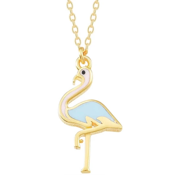 Harem Altın Gümüş Gold Flamingo Kadın Kolye ürün görseli 1