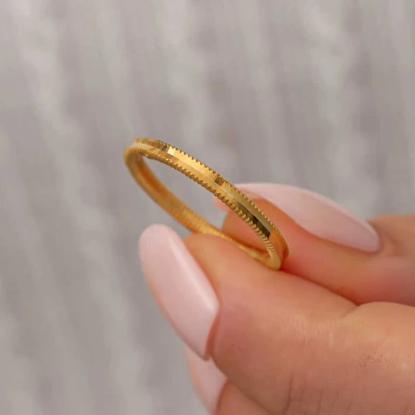 Harem Altın Gümüş Gold Ajda Kadın Yüzük ürün görseli 1