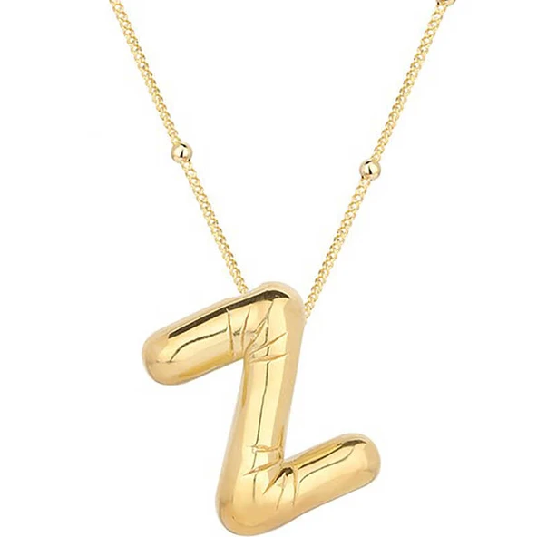 Harem Altın Gümüş Gold Balon Z Harfi Kadın Kolye ürün görseli 1