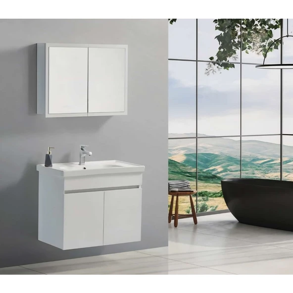 EG SD Banyo Dolabı 60 CM komple mdf ölçüler 60*45 ürün görseli 1