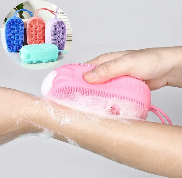 Süngerli Silikon Banyo Kesesi ürün görseli 1