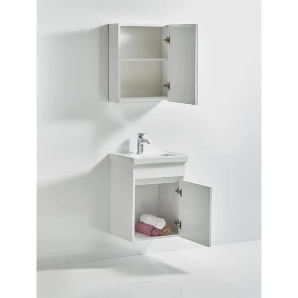 Sd Banyo Dolabı 50×38 Kople Mdf - Resim 3