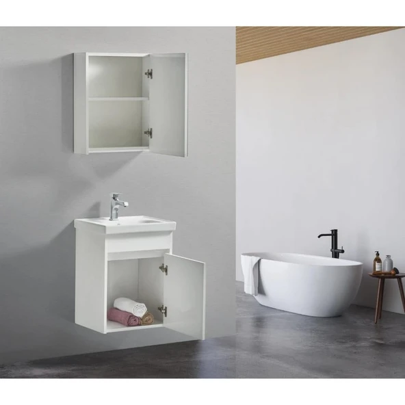 Sd Banyo Dolabı 50×38 Kople Mdf ürün görseli 1