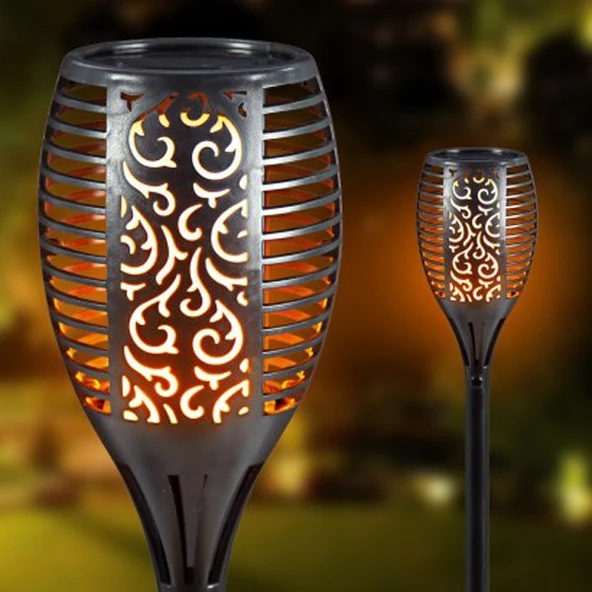 Alev Efektli Solar Bahçe Lambası Small ürün görseli 1