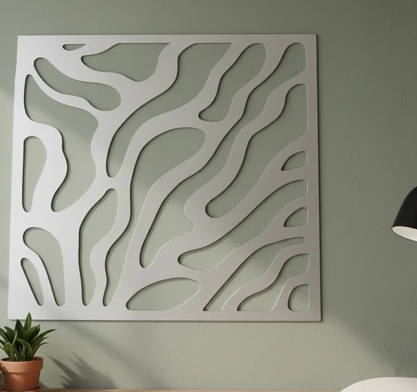Dalgalı Desen Metal Dekoratif Tablo ürün görseli 1