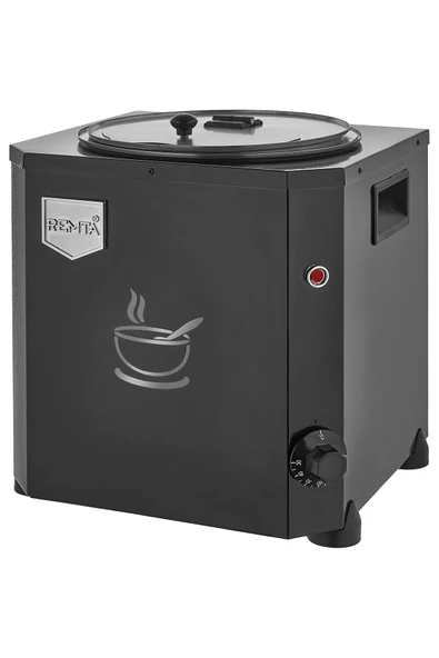 Remta Siyah Jumbo Çorba Isıtıcı-Çorba Potu-9Lt.-CB18 ürün görseli 1