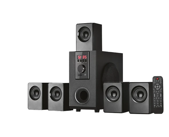 MIKADO MD-505 5+1 USB+SD+FM DESTEKLİ BLUETOOTH SPEAKER - HOPARLÖR ürün görseli 1