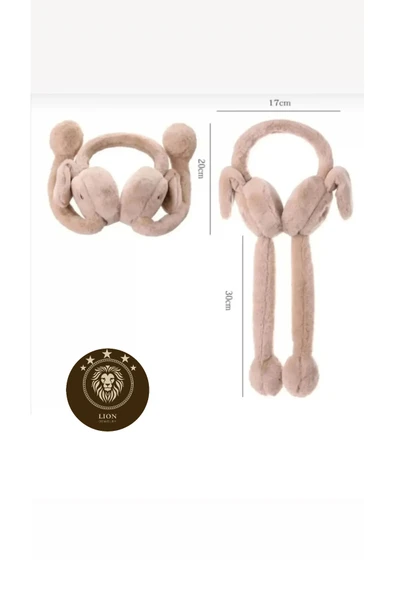 C&On Design Peluş Tavşan Kulaklık ürün görseli 1