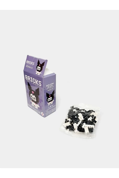 C&On Design Kitty Brick Kuromi Mini Brick - Resim 2