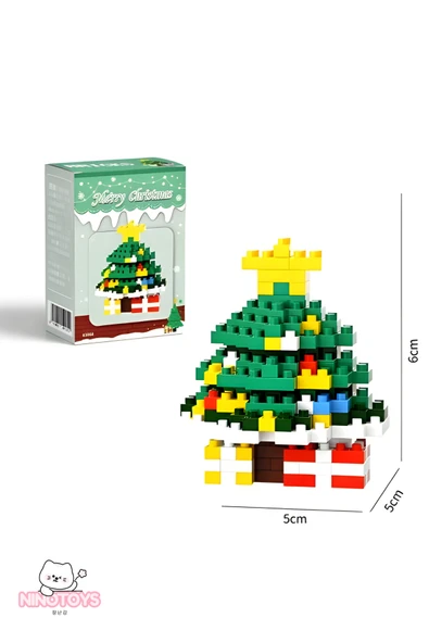 C&On Design Bricks Yılbaşı Özel Seri Mini Yapı Oyuncak Yılbaşı Ağacı ürün görseli 1