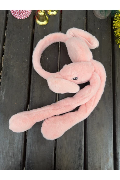 C&On Design Peluş Oynar Mekanizmalı Tavsan Kulaklık ürün görseli 1