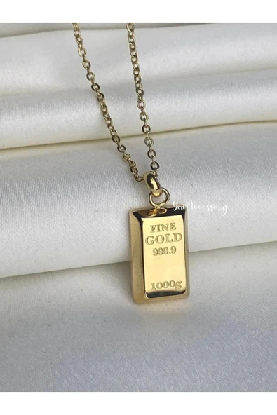 C&On Design KÜLÇE GÖRÜNÜMLÜ ÇELİK KOLYE ürün görseli 1