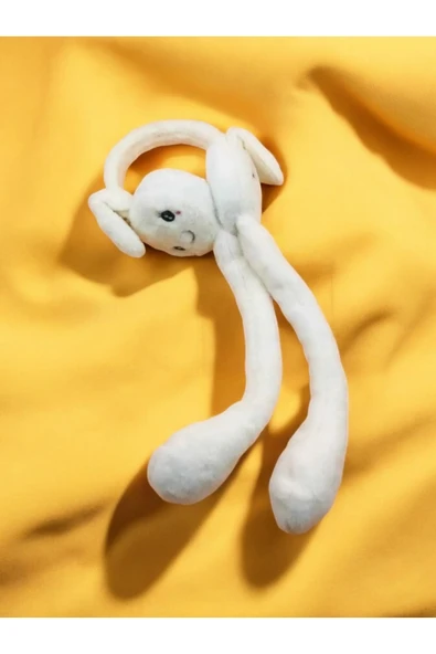 C&On Design Peluş Kulaklık Oynar Kulaklı Sesli Peluş Tavşan Kulaklık Sevimli Kulaklık ürün görseli 1