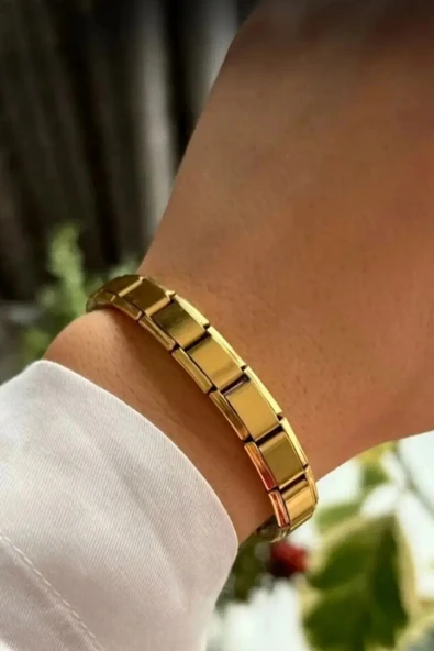C&On Design İtalyan Gold Bileklik Yazısız ürün görseli 1