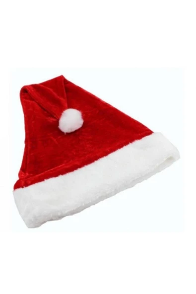 C&On Design 2 Adet Yılbaşı Kadife Noel Baba Şapkası ürün görseli 1