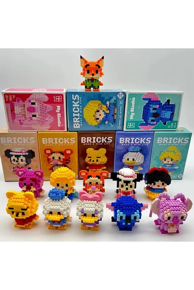 C&On Design Bricks Figür (Rastgele 1 Model Gönderilir) / Orta Boy Yaratıcı Parçalar / Hediyelik Figürler / Lego ürün görseli 1