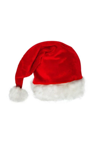 C&On Design Yılbaşı Kadife Noel Baba Şapkası ürün görseli 1
