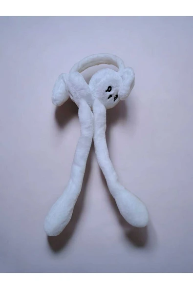 C&On Design Peluş Oynar Mekanizmalı Tavşan Kulaklık ürün görseli 1