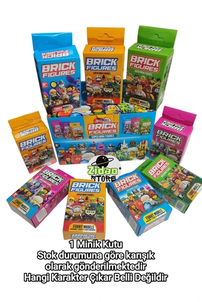 C&On Design BRICK FIGURES Süper Mini Figür 1 Adet Funny Models-YAPIM KILAVUZU YOKTUR ürün görseli 1