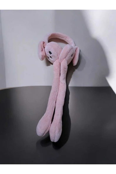 C&On Design Peluş Oynar Mekanizmalı Tavşan Kulaklık ürün görseli 1