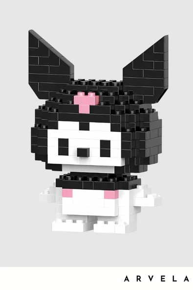 C&On Design Bricks Kuromi 3D Yapı Seti – Yapı Oyuncak Uyumlu, Çocuklar için Akıllı Blok Oyuncak, Eğitim Seti ürün görseli 1