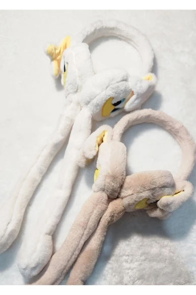 C&On Design Peluş Kulak Isıtıcı Kulaklik Ses Çıkaran Hareket Ediyor ürün görseli 1