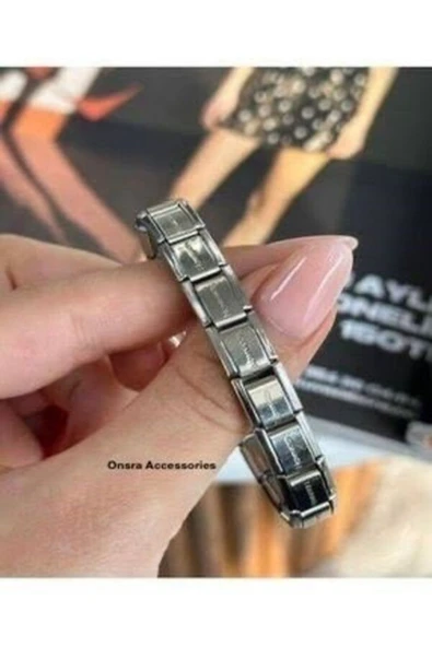 C&On Design Italy paslanmaz Charm çelik bileklik - Resim 2
