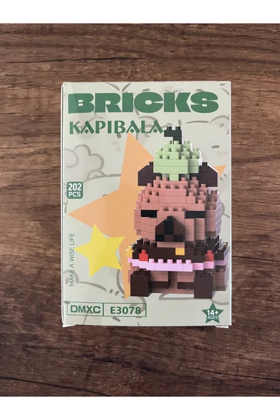 C&On Design 202 Parça Capybara Kapibara Bricks Karakter Figürü 3d Yapboz Puzzle Yapı Oyuncakları Mini Lego ürün görseli 1