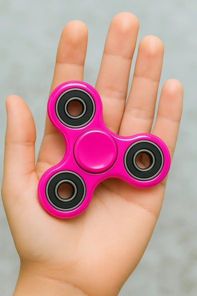 C&On Design Premium PEMBE Metal Stres Çarkı – Uzun Süre Dönen Rulmanlı Spinner ürün görseli 1