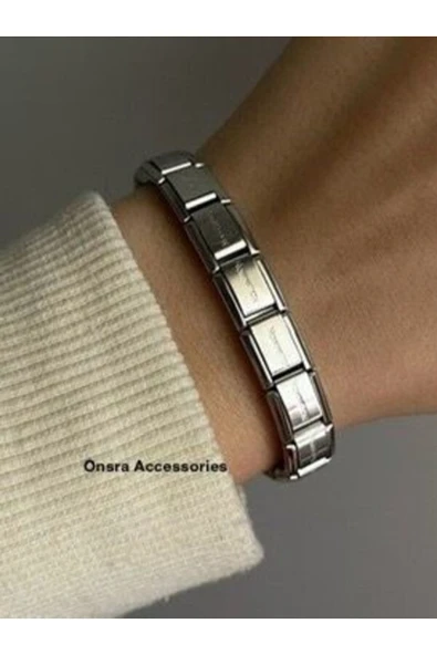 C&On Design Italy paslanmaz Charm çelik bileklik ürün görseli 1