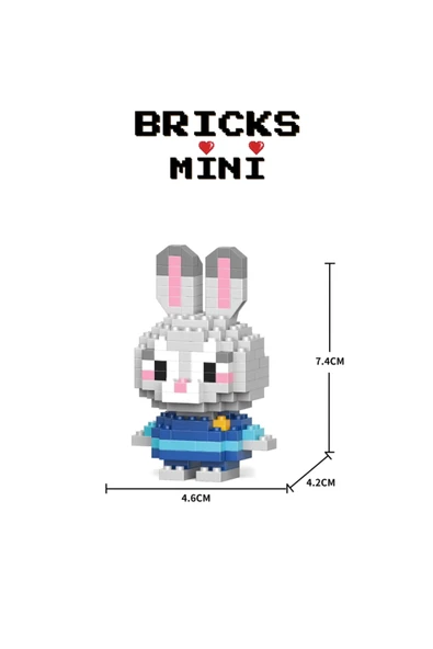 C&On Design Judy Tavşan Disney Mini Yapı Oyuncak - Resim 3