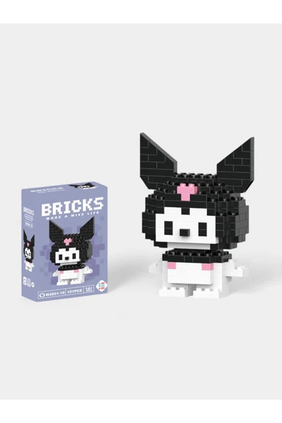 C&On Design Kitty Brick Kuromi Mini Brick ürün görseli 1