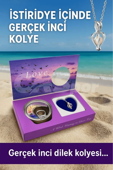 C&On Design Istiridye Içinde Gerçek Inci Kolye ürün görseli 1