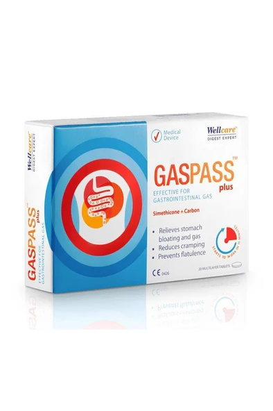 Wellcare Gaspass Plus 20 Tablet ürün görseli 1