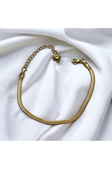 C&On Design Çelik Gold Italyan Zinciri Bileklik ürün görseli 1