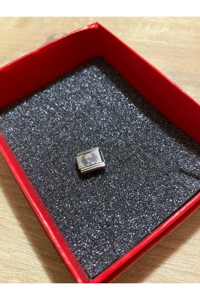 C&On Design Atatürk Silüeti Atatürk Temalı Charm – Türk Bayrağı &– İtalyan Charm Bileklik Uyumlu Çelik ürün görseli 1