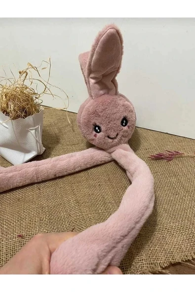 C&On Design Kadın Hareketli Tavşan Kulaklı Peluş Kulaklık ürün görseli 1