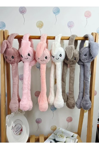 C&On Design Peluş Hareketli Tavşan Kulaklık ürün görseli 1