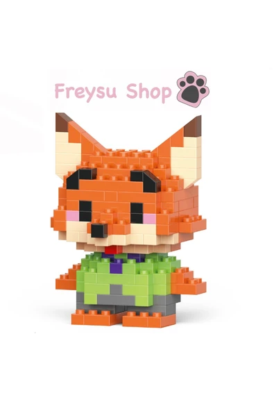 C&On Design Zootropolis Nick Wilde Bricks Blok Seti ürün görseli 1