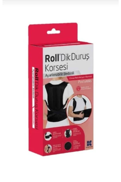 Roll Dik Duruş Korsesi Ayarlanabilir Bedenli - Resim 2