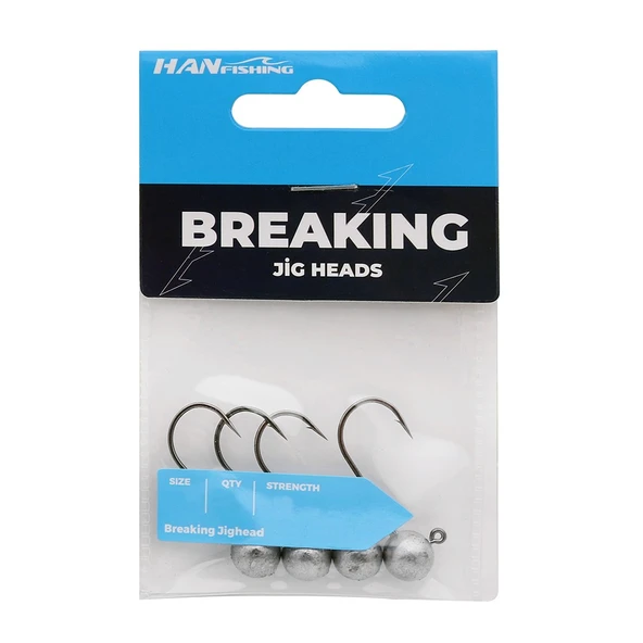 Hanfish Breaking Ball Head TPE Kaydırmaz Jighead - Resim 3