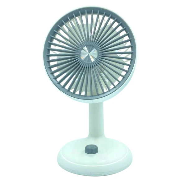 bigmate Mini Masa Fanı Taşınabilir Serinletici Şarjlı Beyaz Vantilatör 3 Kademeli Hız Ayarı YM88160 ürün görseli 1
