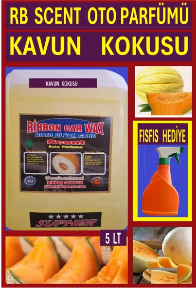 RB SCENT OTO PARFÜMÜ (KAVUN KOKUSU ) 5 LT ürün görseli 1
