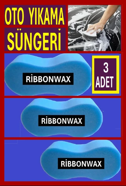 OTO YIKAMA SÜNGERİ 3 ADET ürün görseli 1